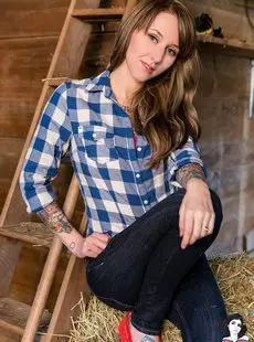 Suicide Girls Machete Hay Barn