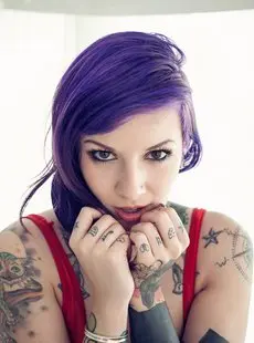 Suicide Girls Katherine Purple And Red