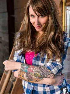 Suicide Girls Machete Hay Barn