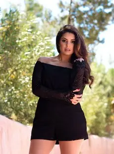 Charley S Charley in sexy black outfit X117