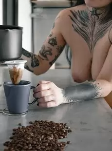 Gaby Photo Album A Black Coffee As My Soul Suicidegirls