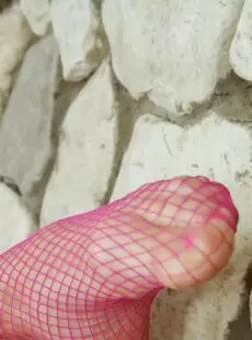 Stunning18 Melena A Pink Fishnet Stockings