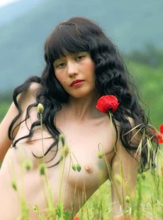 Anna N Poppies by Rigin Nude Photo Gallery