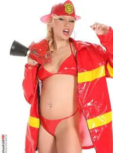 VirtuaGirl 774 Candy Blond Wellie Fire Department 56 photos 1800x1200