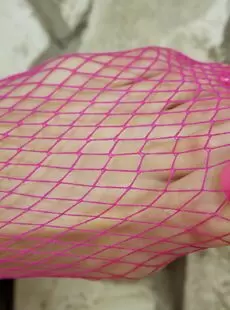 Stunning18 Melena A Pink Fishnet Stockings