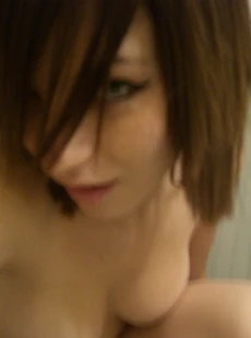 AMALAND Emo hottieelfhooting in the bathroom 2