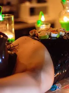 True Desires 7 Nyotaimori Bondage FemDom Sushi Party 1215