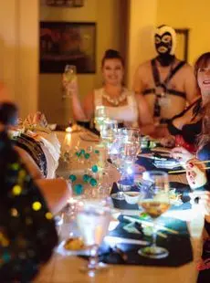 True Desires 7 Nyotaimori Bondage FemDom Sushi Party 1215