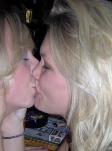 AMALAND cute blonde lesbian couple