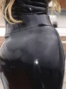 Amanda 2009 Back Latex Mini Dress