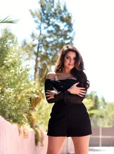 Charley S Charley in sexy black outfit X117