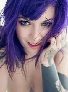 Suicide Girls Katherine Purple And Red