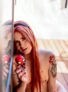 Inkedbatsy Photo Album Waiting For Peter Parker Suicidegirls