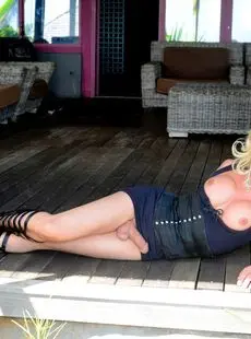 Joanna Jet On the Decking