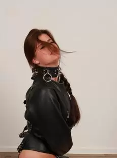 BeltBound Nelly A Black Leather Straitjacket