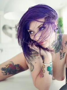 Suicide Girls Katherine Purple And Red