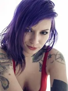 Suicide Girls Katherine Purple And Red